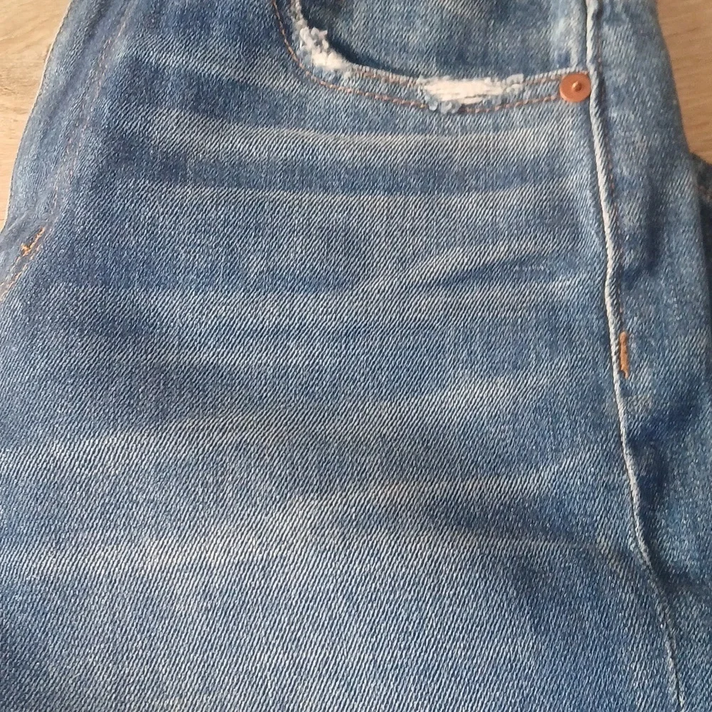 NEW Madewell Jeans Denim Distressed High Rise Slim Size 24 - Picture 11 of 11